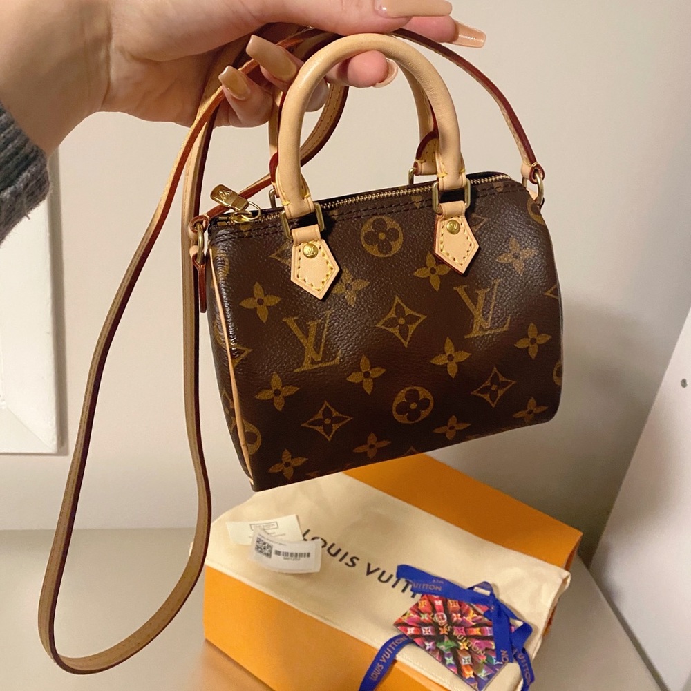Nano Speedy Louis Vuitton Cross Body Bag
